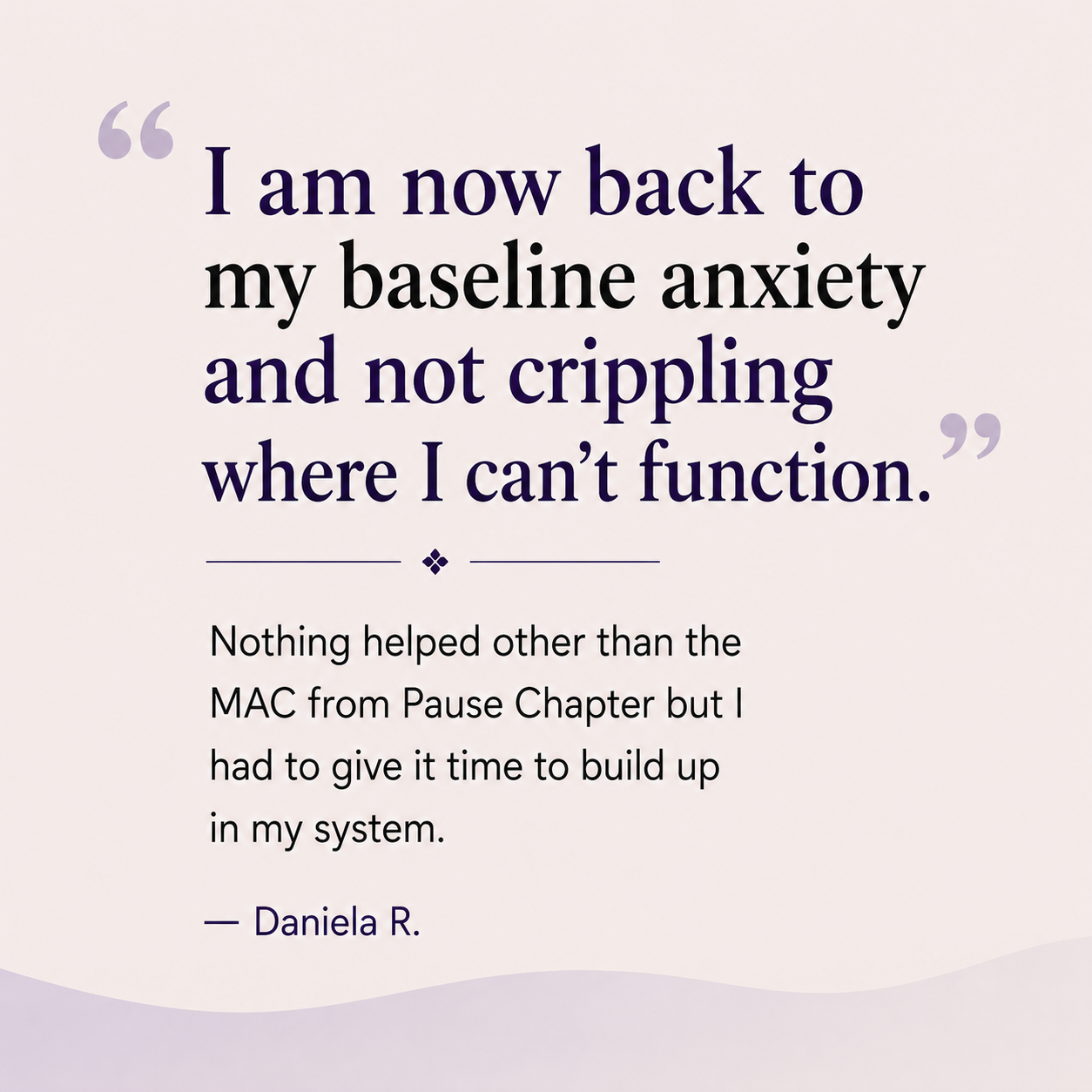 Menopause Anxiety Comnplex