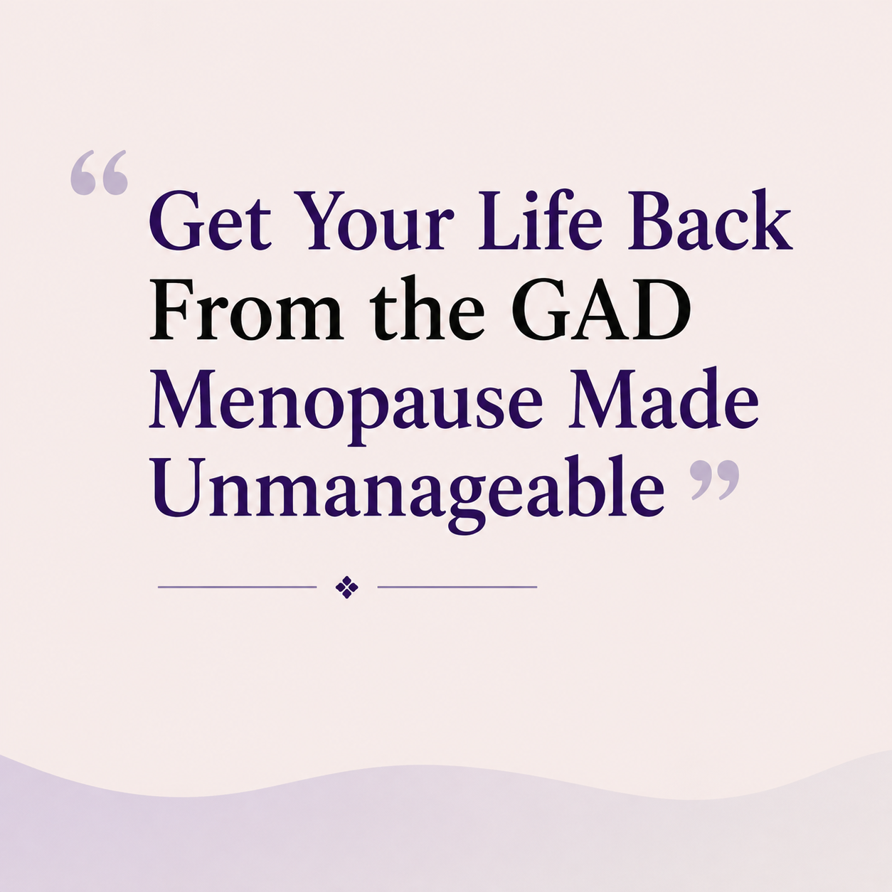 Menopause Anxiety Comnplex